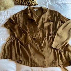 Prologue satin over shirt